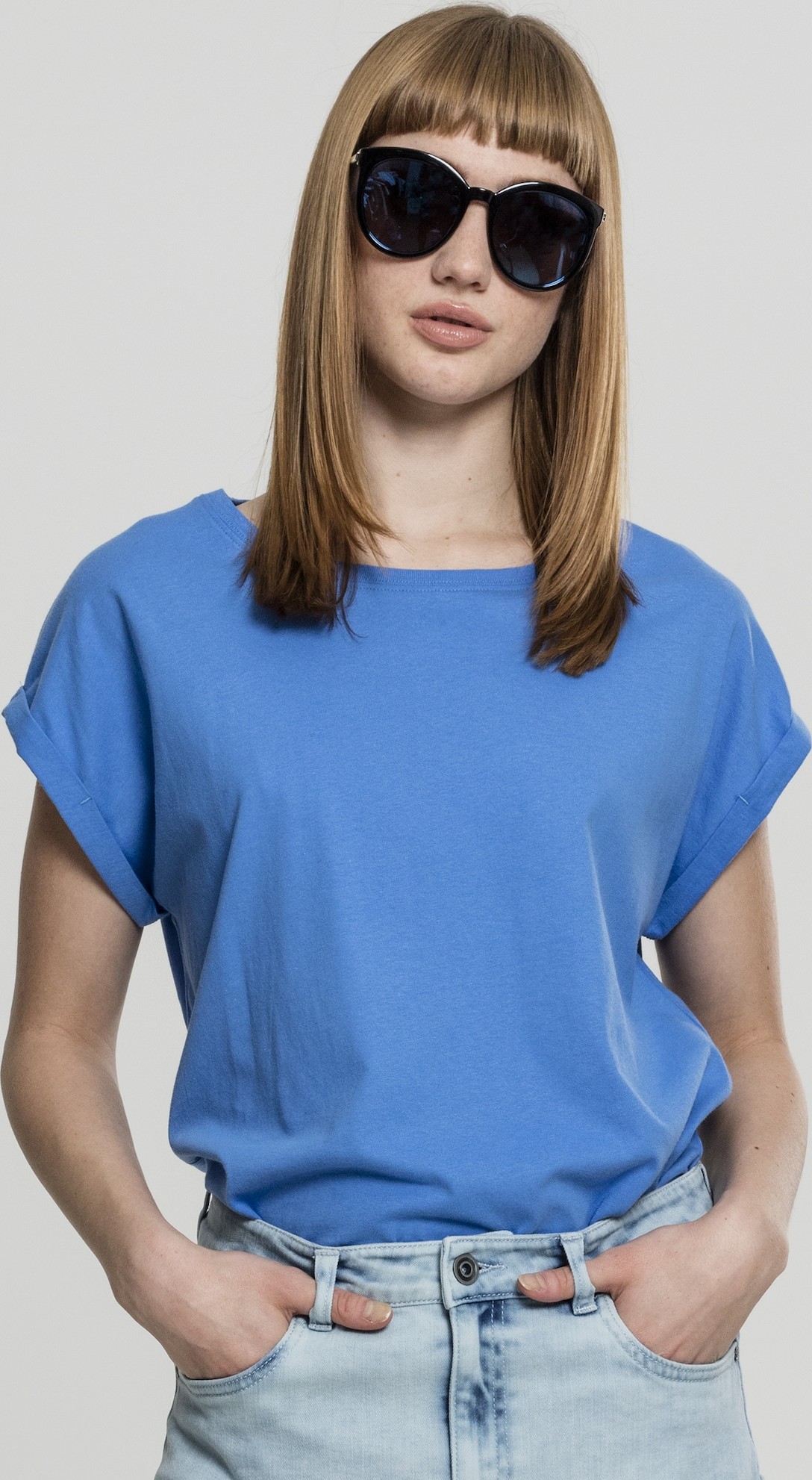 Urban Classics Tričko nebeská modř