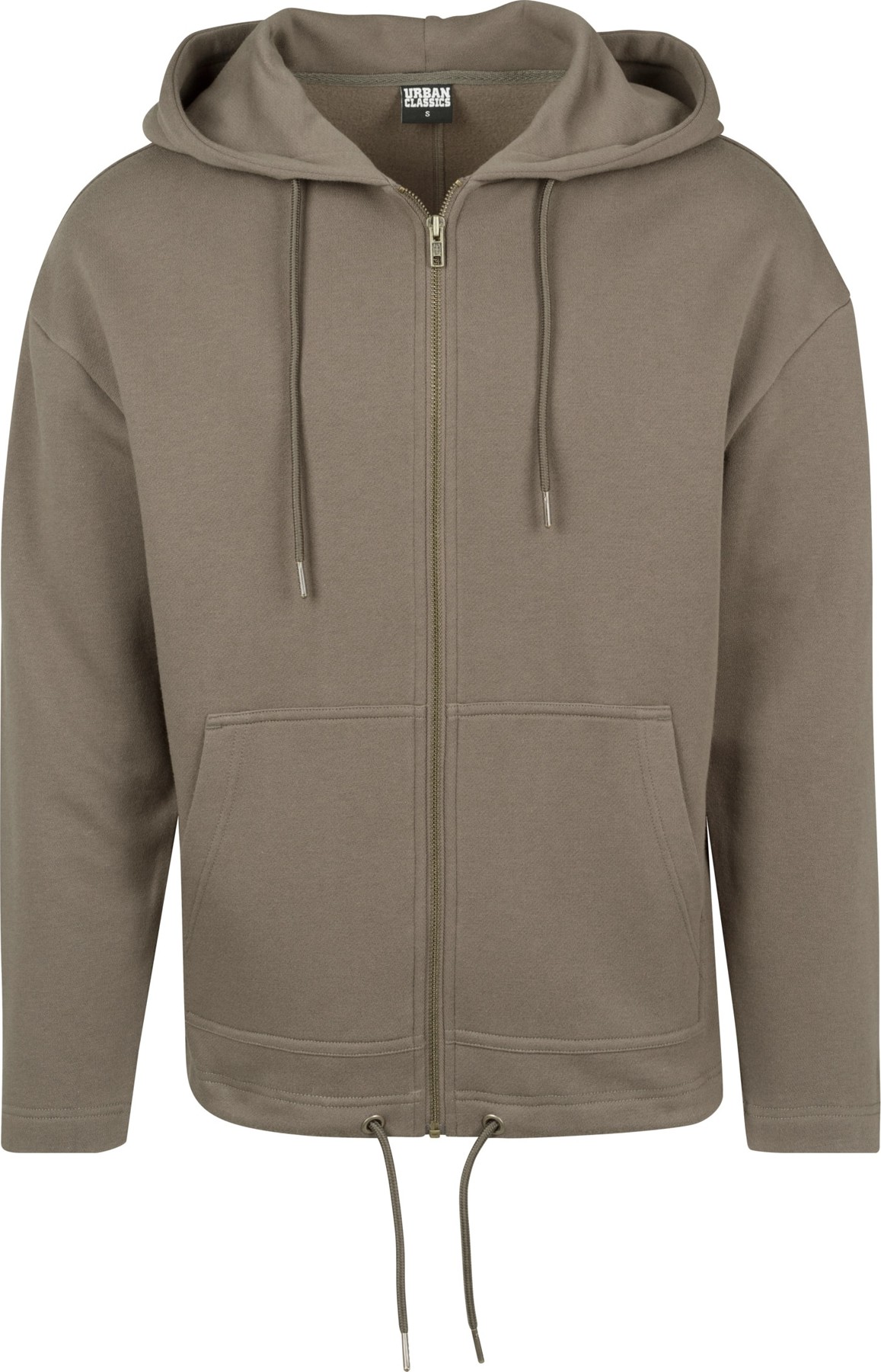 Urban Classics Mikina s kapucí khaki