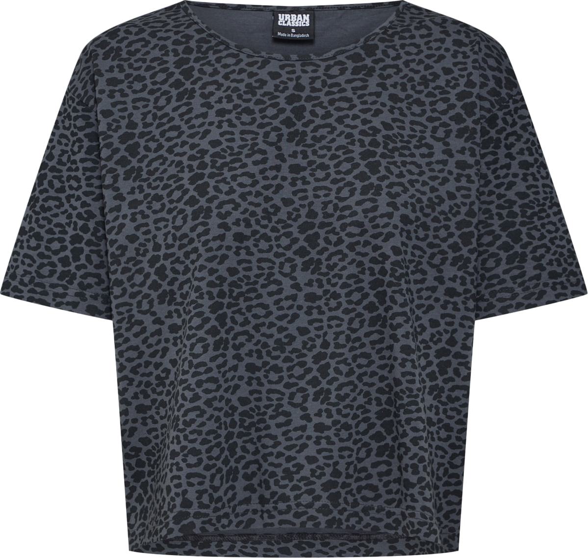 Urban Classics Tričko černá / šedá