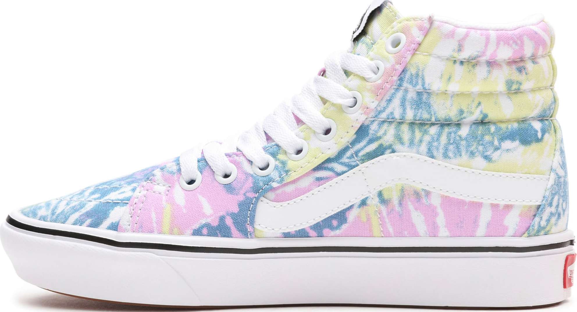 VANS Kotníkové tenisky 'UA ComfyCush SK8-Hi' světle žlutá / růžová / modrá