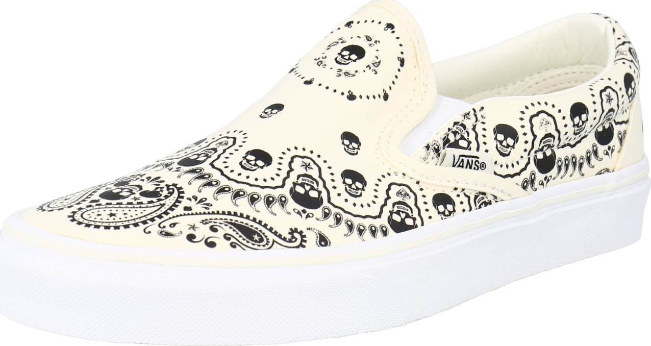 VANS Slip on boty 'UA Classics Slip-On' béžová / černá