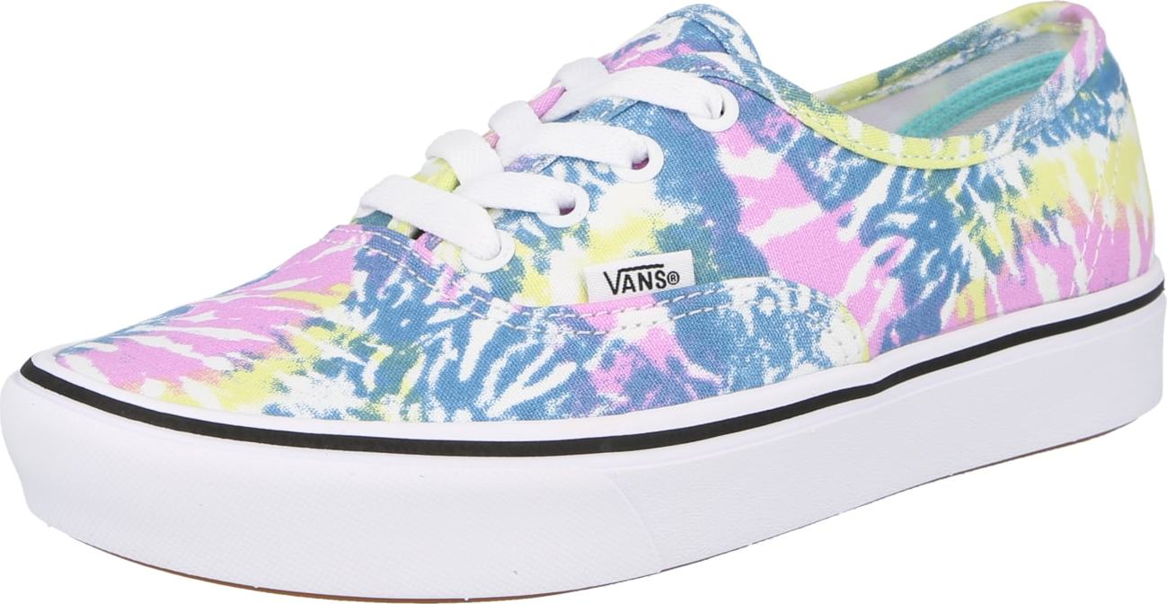 VANS Tenisky 'ComfyCush Authentic' bílá / kouřově modrá / růžová / žlutá