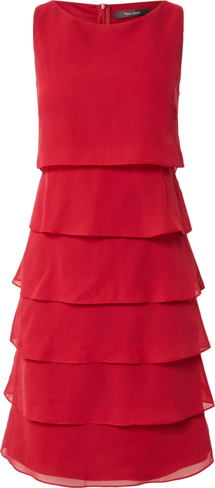Vera Mont Koktejlové šaty karmínově červené
