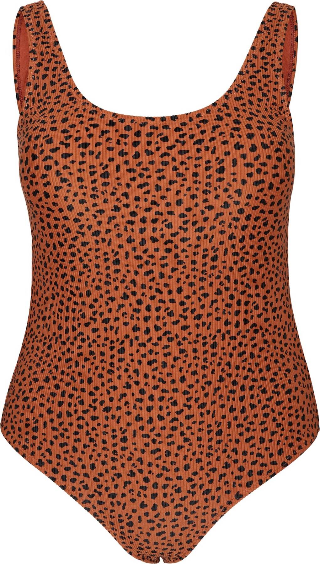 Vero Moda Curve Plavky hnědá / černá