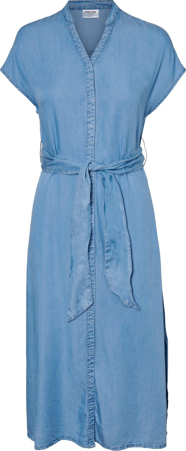 VERO MODA Košilové šaty 'SAGA' světlemodrá