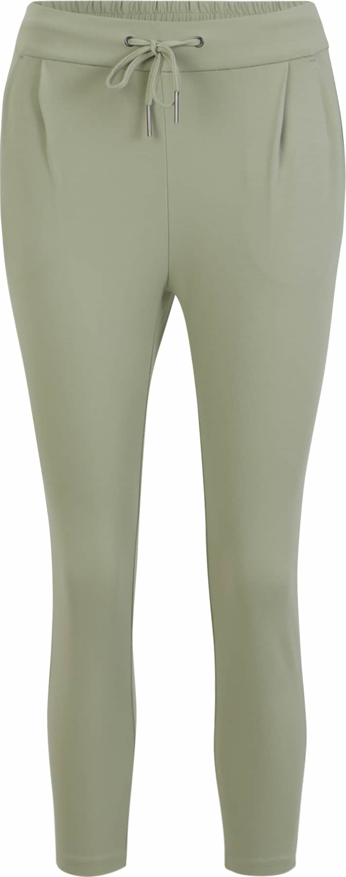 Vero Moda Petite Kalhoty se sklady v pase 'EVA' pastelově zelená