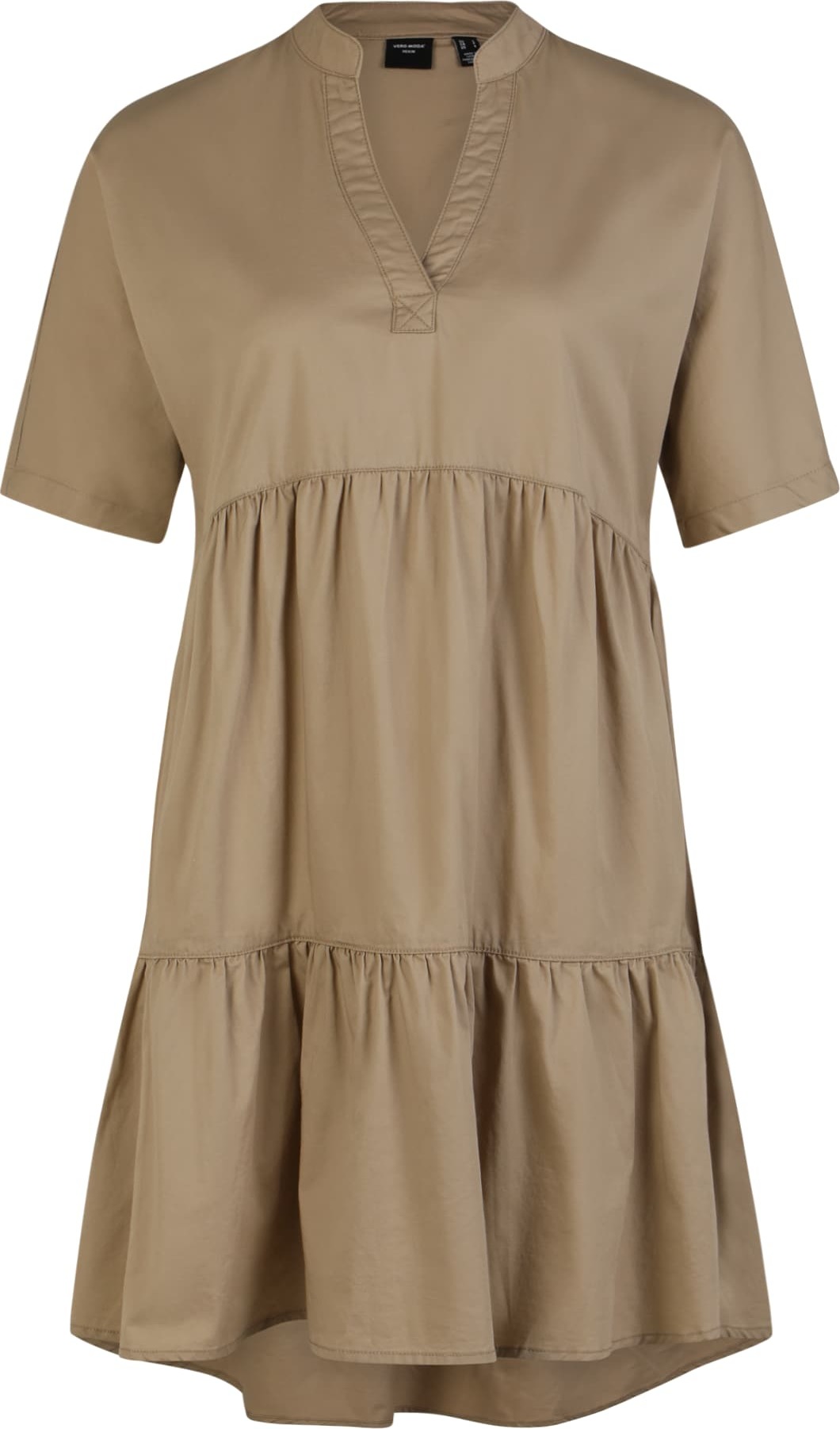 Vero Moda Petite Šaty 'SIENNA' tmavě béžová