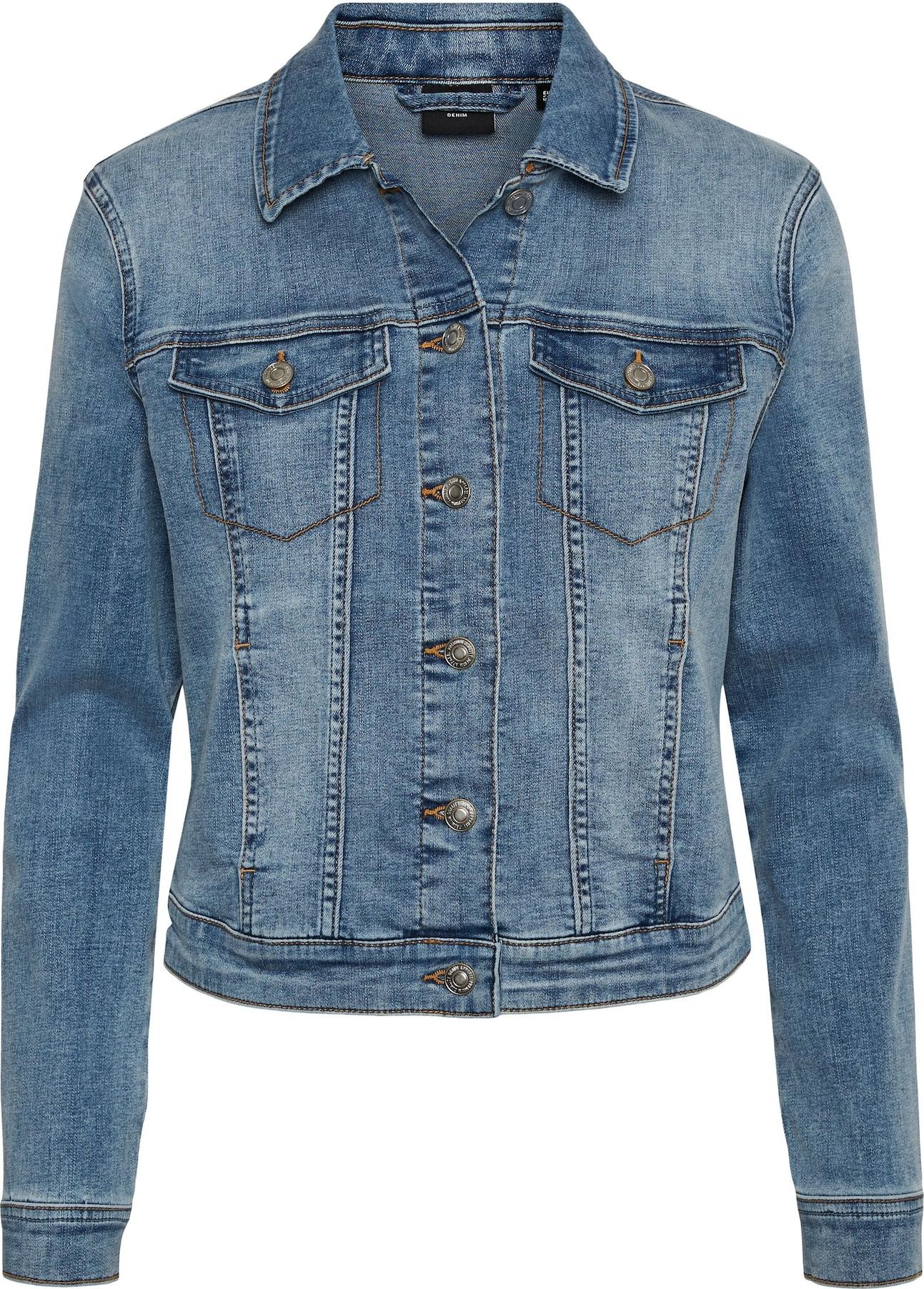VERO MODA Přechodná bunda 'VMTINE' modrá džínovina