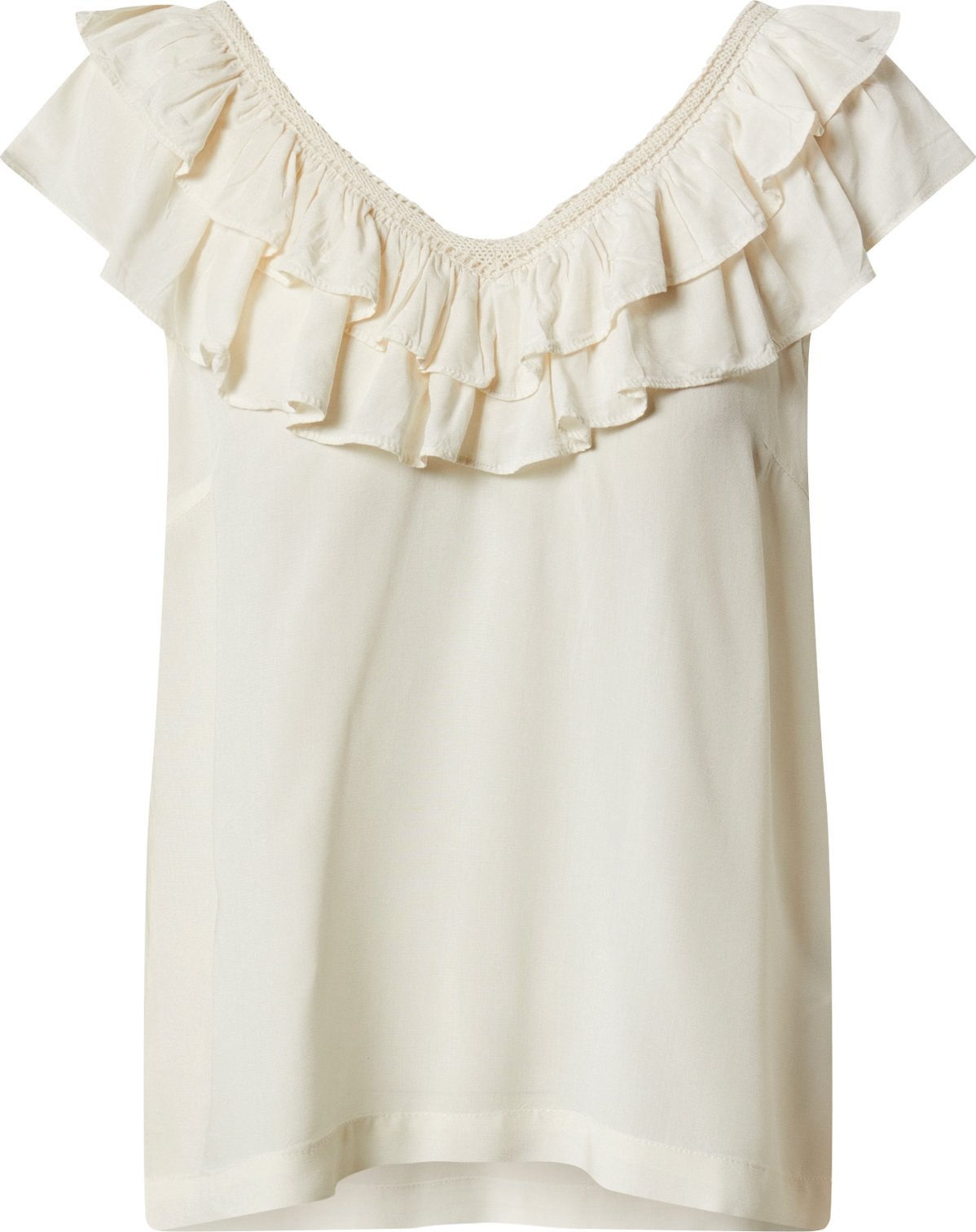 VERO MODA Top 'Louisa' offwhite / béžová