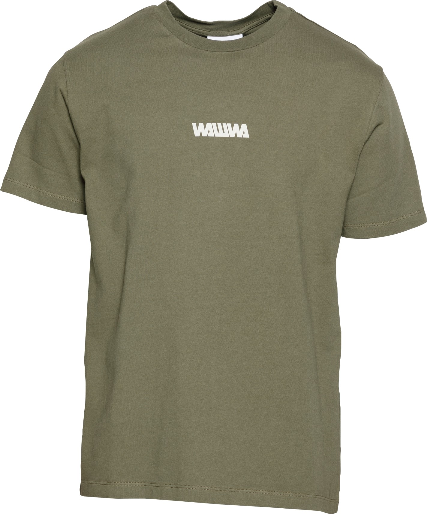 WAWWA Tričko khaki / bílá