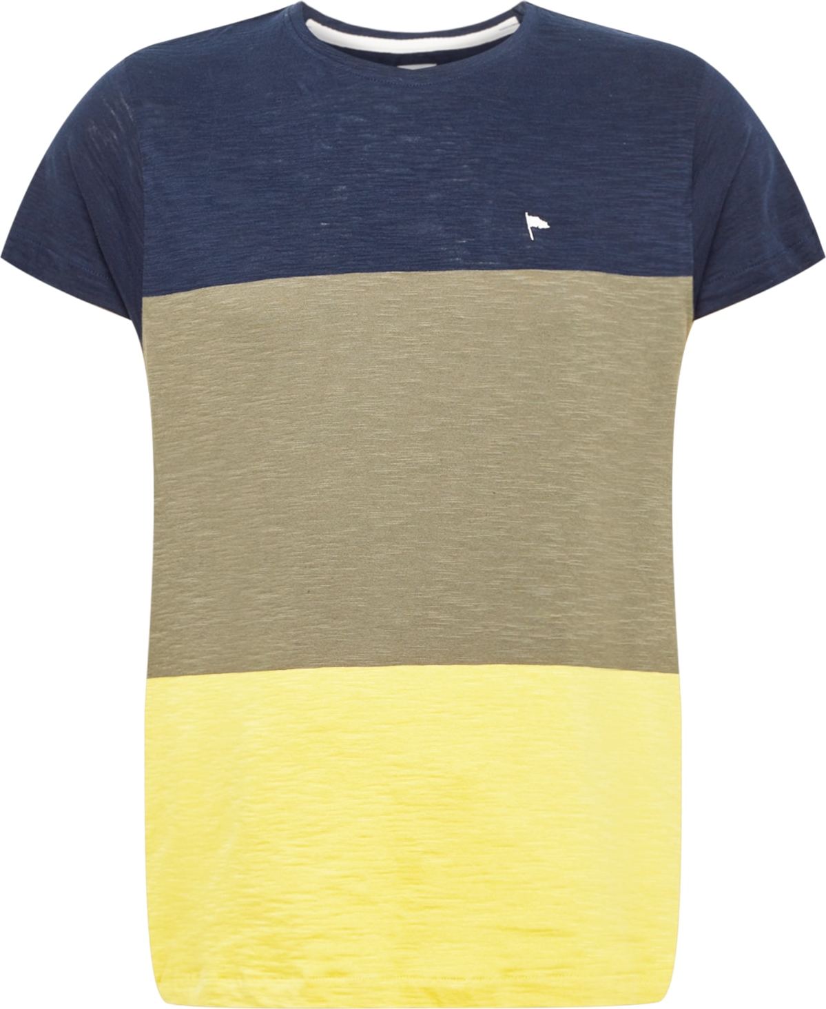 Wemoto T-Shirt 'COPE' žlutý melír / zelený melír / modrý melír