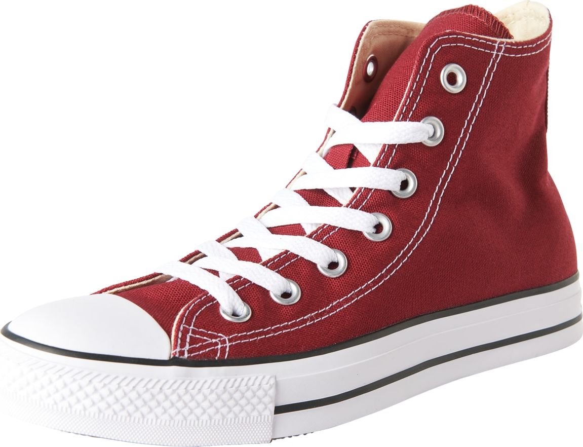 CONVERSE Kotníkové tenisky 'Chuck Taylor All Star Hi' tmavě červená / bílá