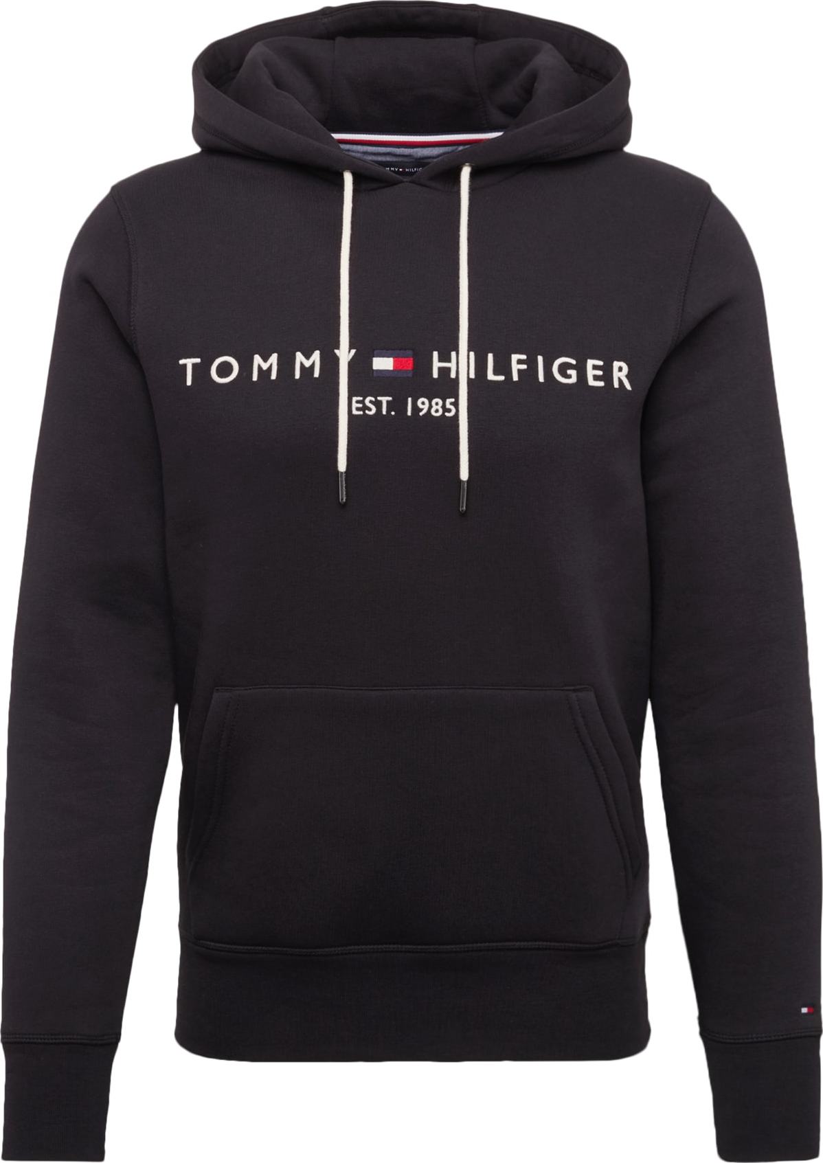 TOMMY HILFIGER Mikina černá / bílá / červená / námořnická modř