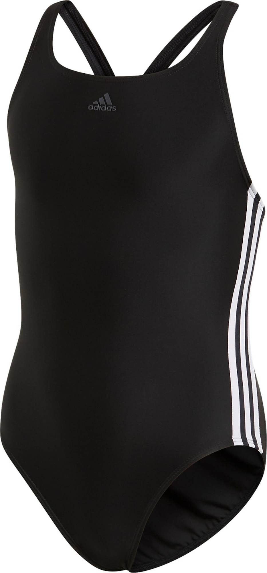 ADIDAS PERFORMANCE Sportovní plavky 'Fit Suit 3S' bílá / černá