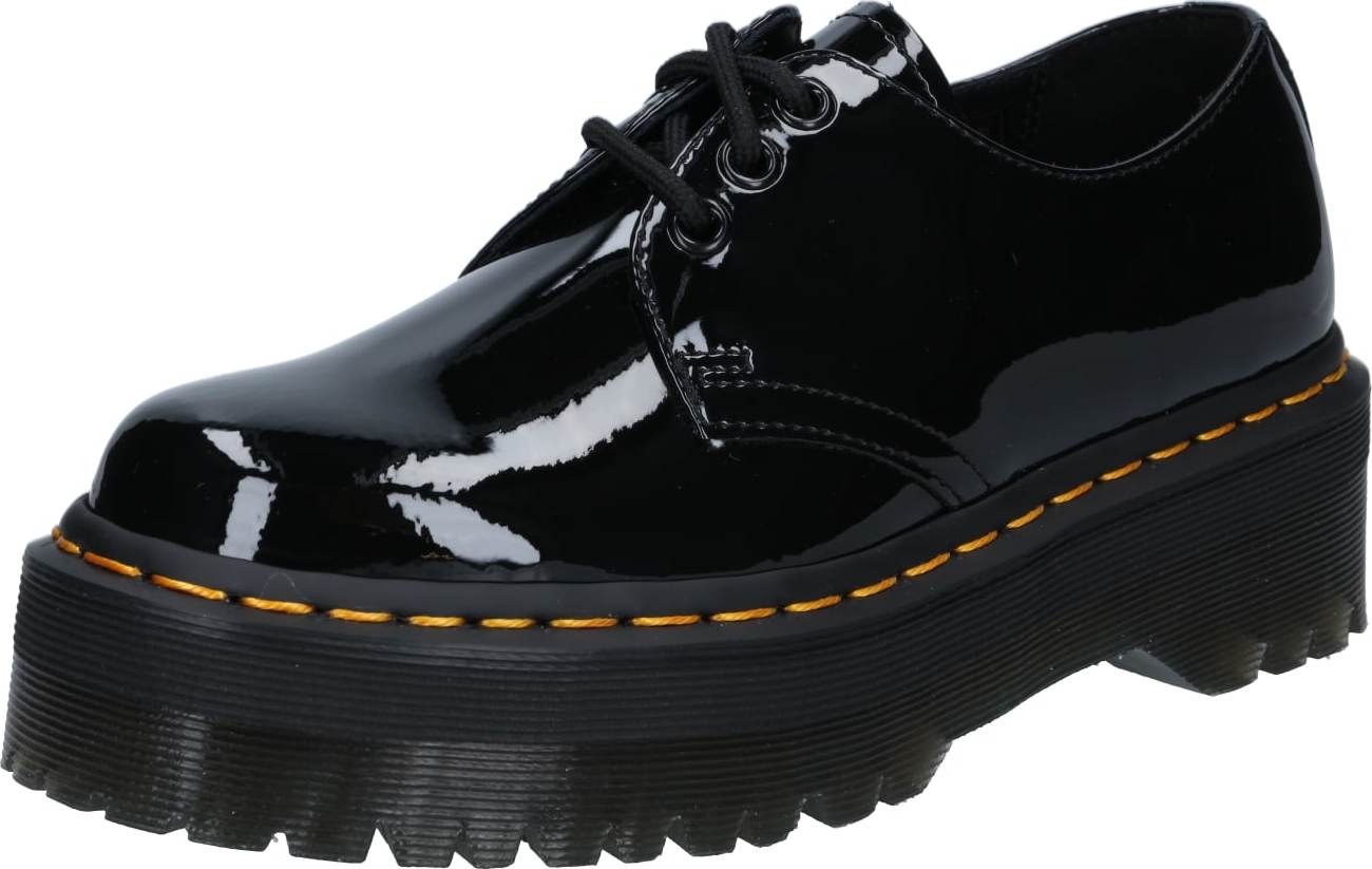 Dr. Martens Šněrovací boty 'Quad' černá