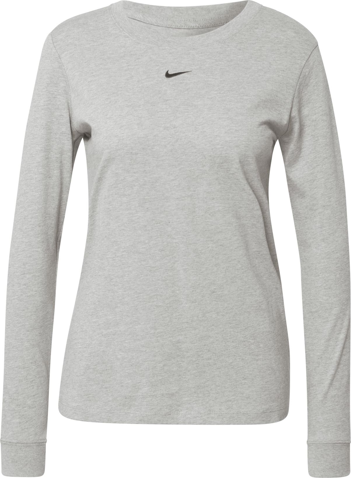 Nike Sportswear Tričko černá / šedý melír