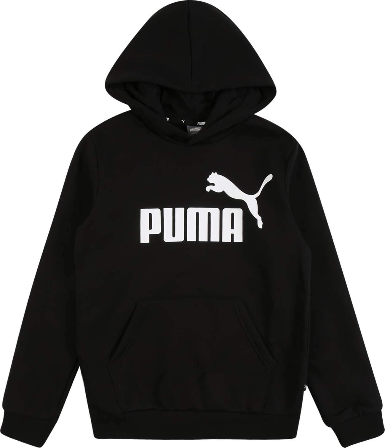 PUMA Mikina černá / bílá