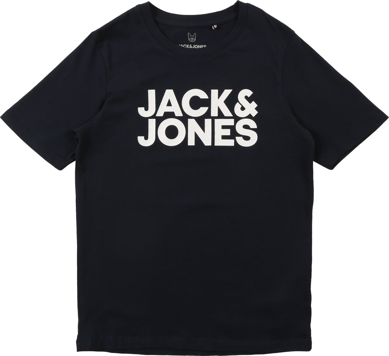 Jack & Jones Junior Tričko 'Ecorp' námořnická modř / přírodní bílá