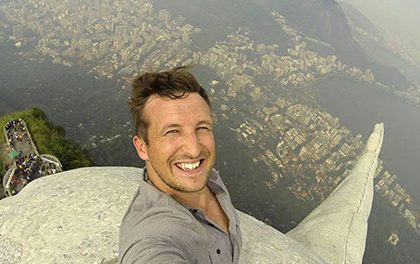 Nejpůsobivější selfie světa! Místo – socha Krista Spasitele, Rio de Janeiro!