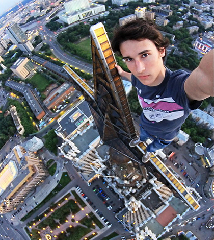 11 nejvíc extrémních selfie!