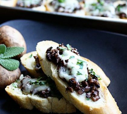 Houbové crostini – Zamilujete si je pro jednoduchost i skvělou chuť!