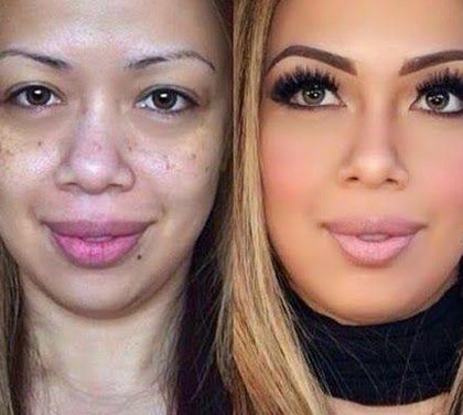 Jak vypadají ženy pod nánosy makeupu? Rozhodně hůř!