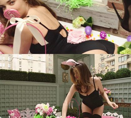 Miranda Kerr vám jako sexy “zajda“ přeje veselé Velikonoce!