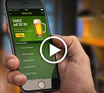 Chceš jít na jedno? Svolej své kámoše pouhým kliknutím!