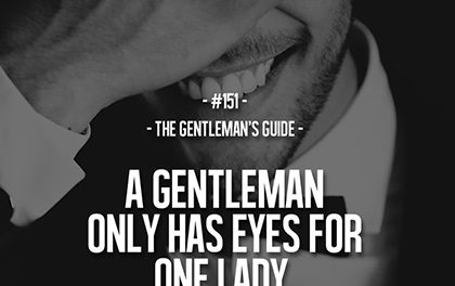 Gentlemanské minimum každého “normálního“ muže