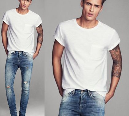 Pánské bílé triko – Možností, jak ho nosit, je nespočet!