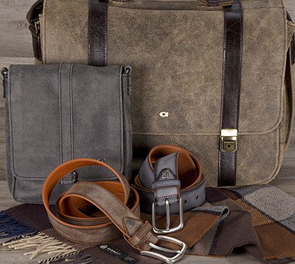 Dopřáváme si jen luxusní doplňky pro muže! Elegantní kožené tašky i praktické opasky