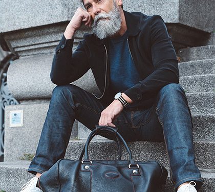 60 muž se stal hipsterským modelem poté, co si nechal narůst plnovous