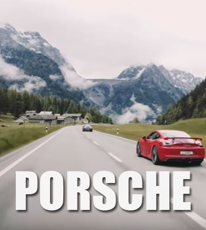 Dechberoucí kombinace! 9 modelů Porsche a silnice ve švýcarských a italských Alpách