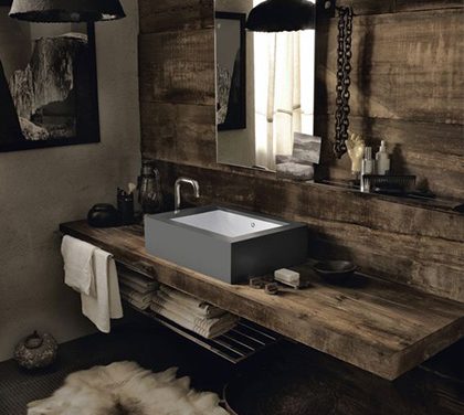 Inspirace pro pořádnou chlapskou koupelnu
